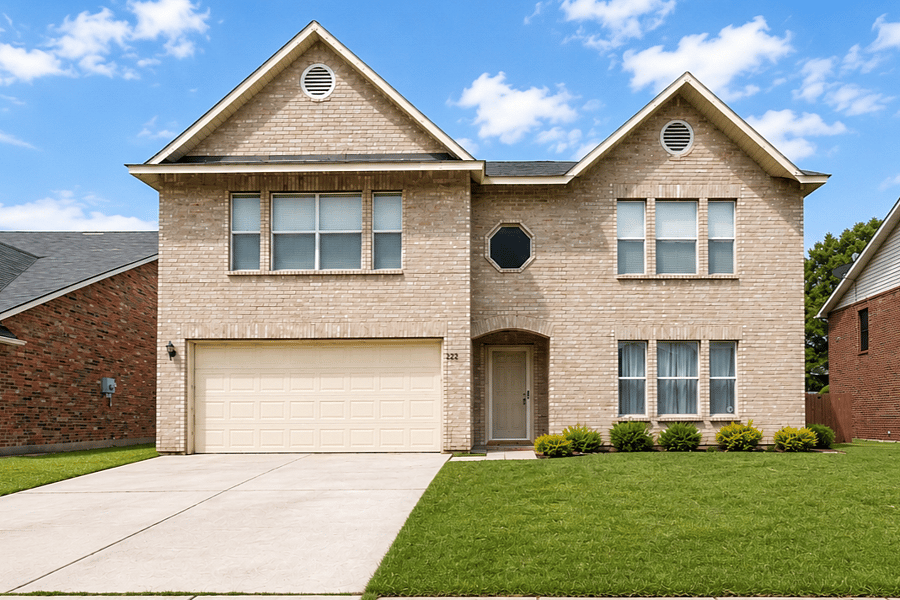 Exterior view of home