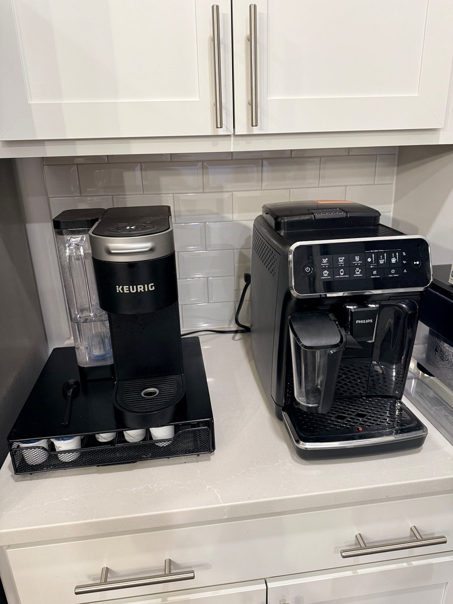 Keurig and latte/espresso machine