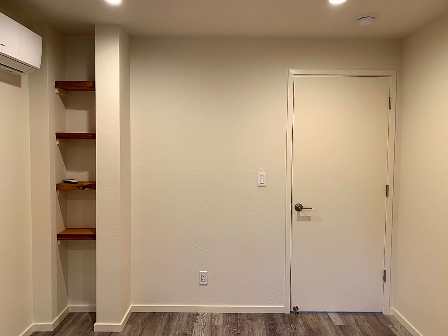 Bedroom - door closed