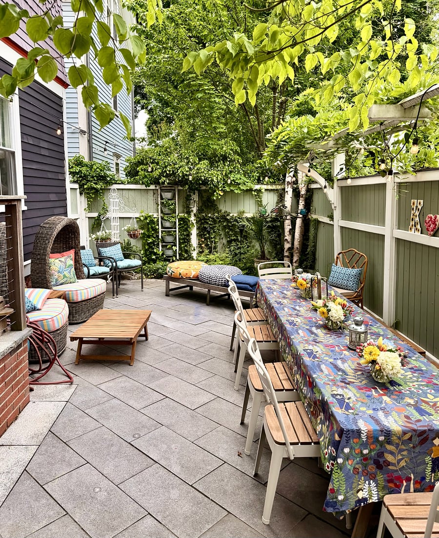 Private backyard perfect for entertaining 