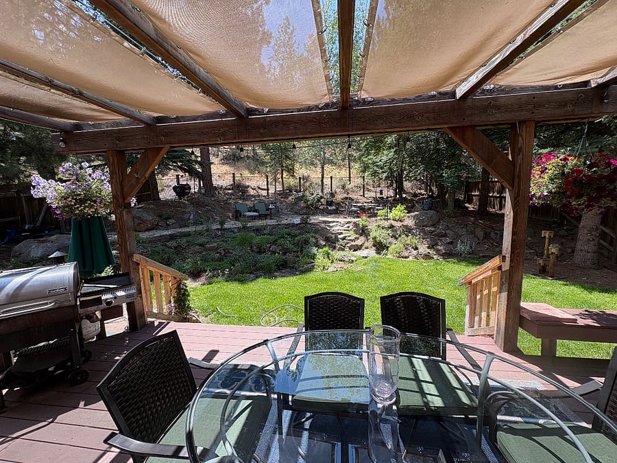 Outdoor patio - backyard