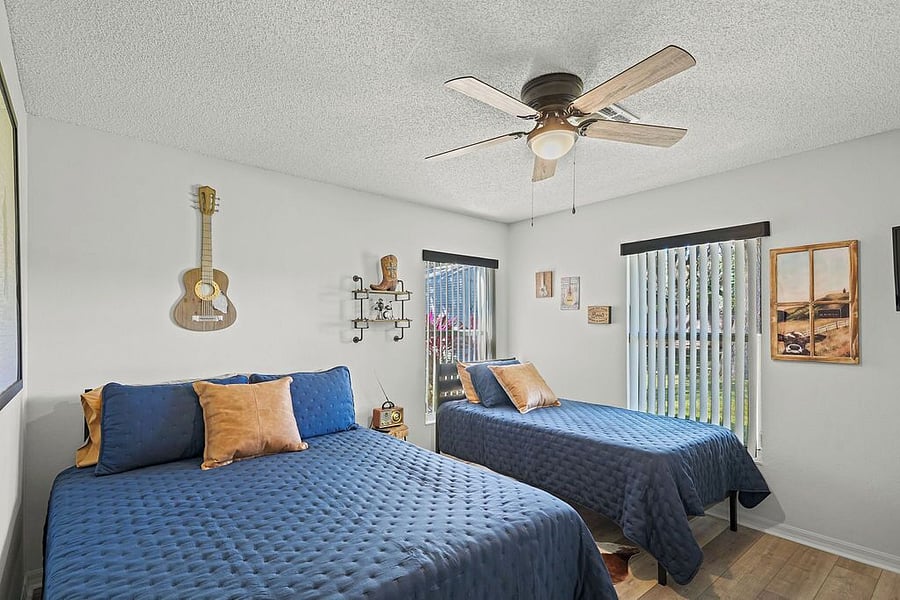 Bedroom 3 - Double Bed and Twin Bed