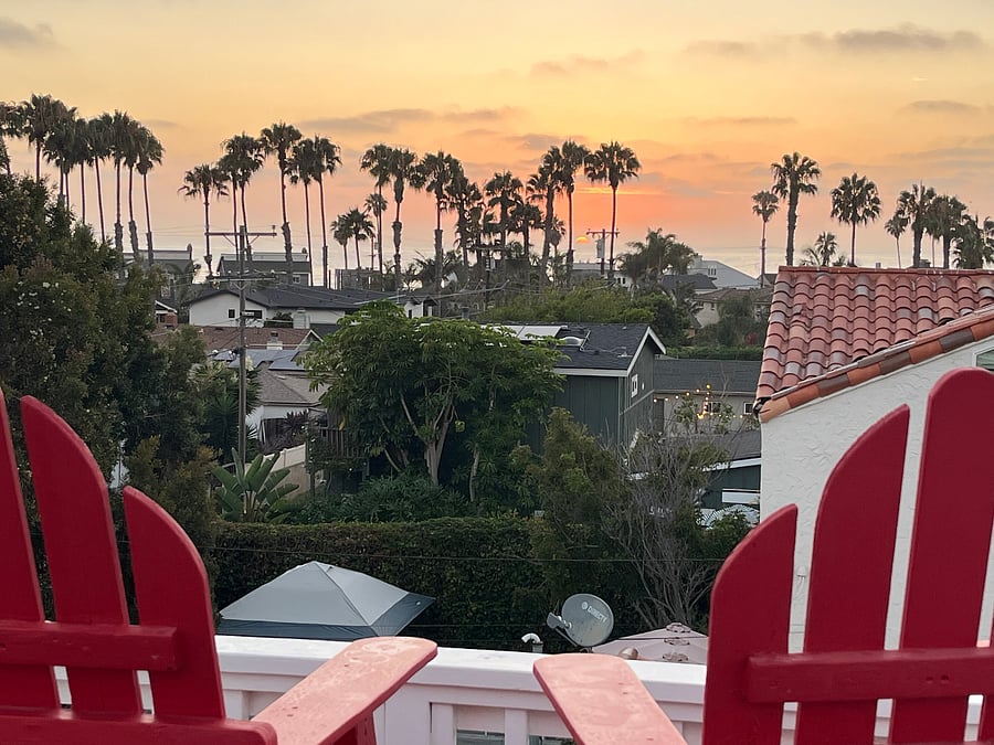 Rooftop deck.