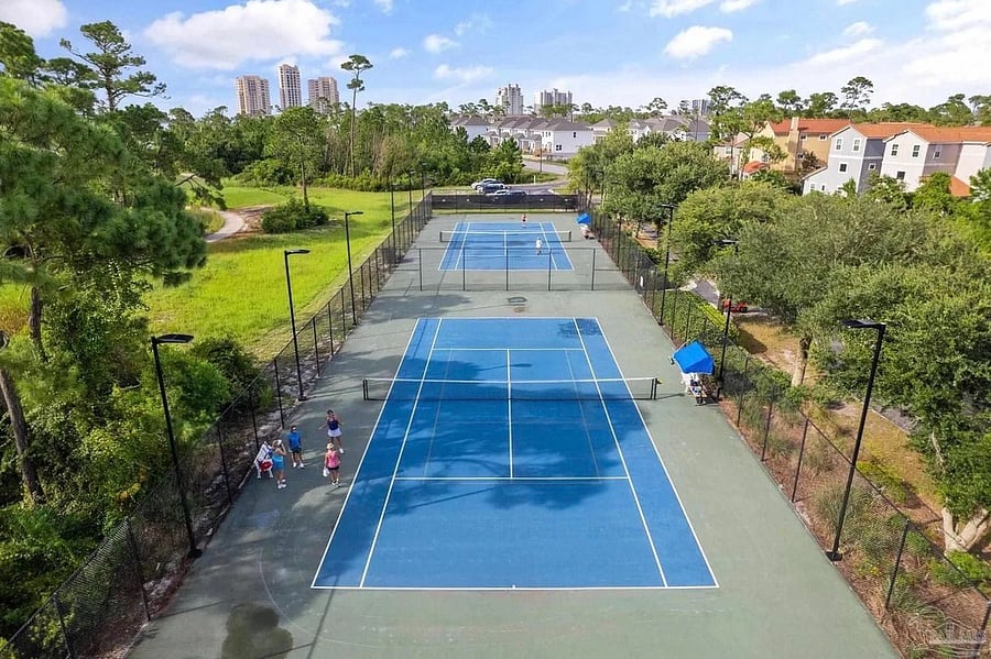 Lighted tennis / pickle ball courts