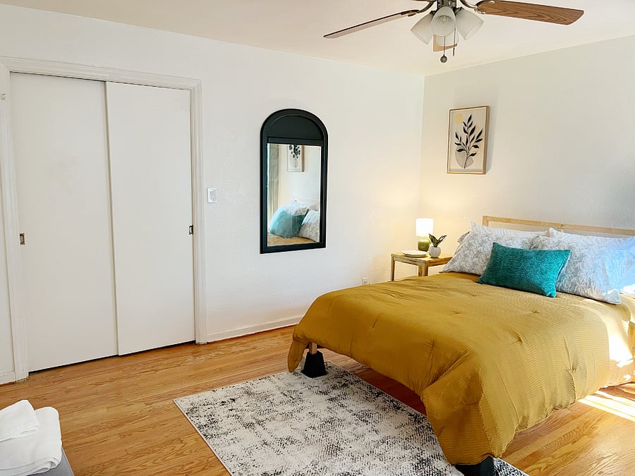 Bedroom 1 w/ large closet