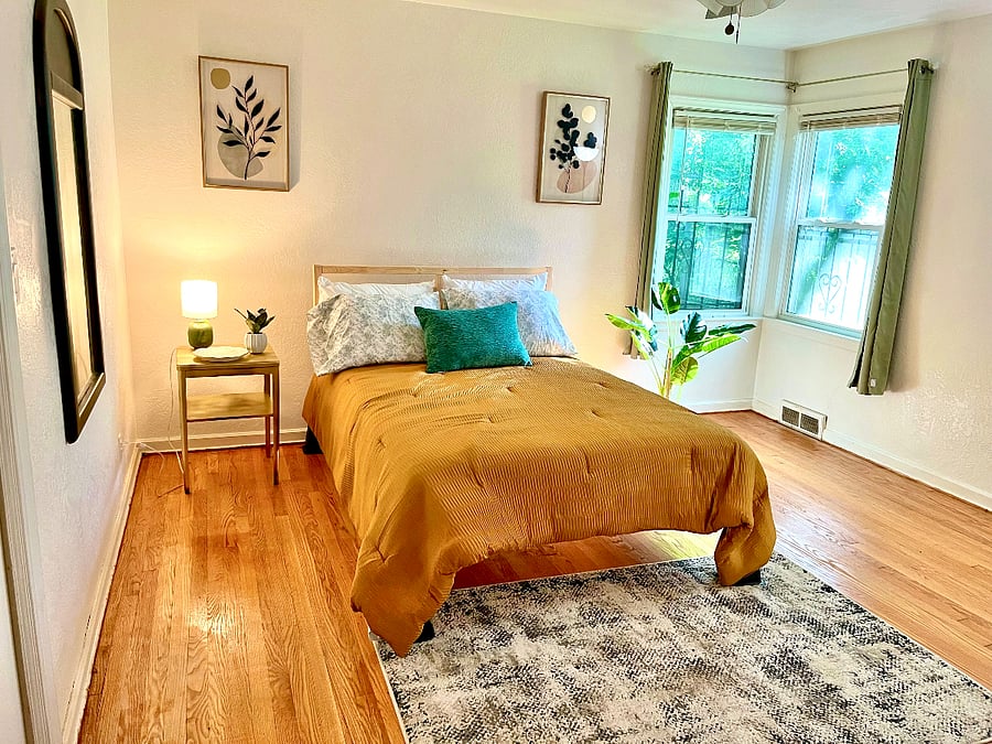 Bedroom 1 w/ large closet.
