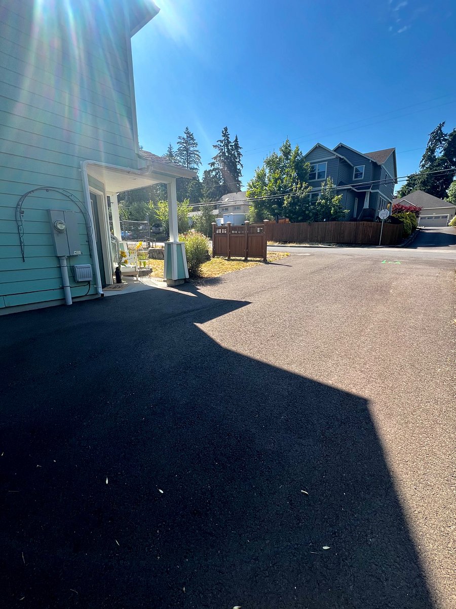 Large driveway 