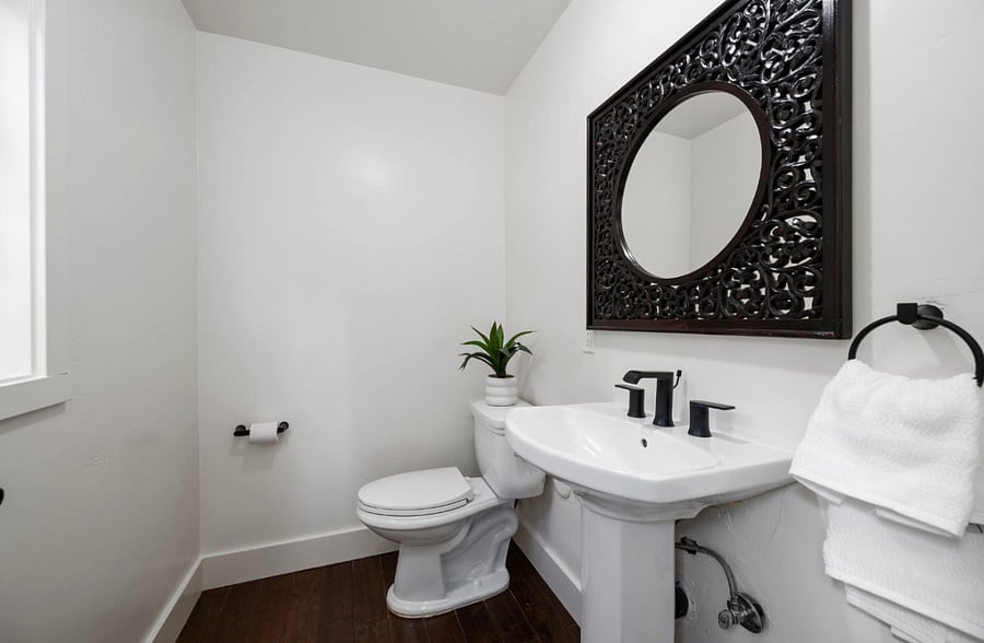 Downstairs half bathroom