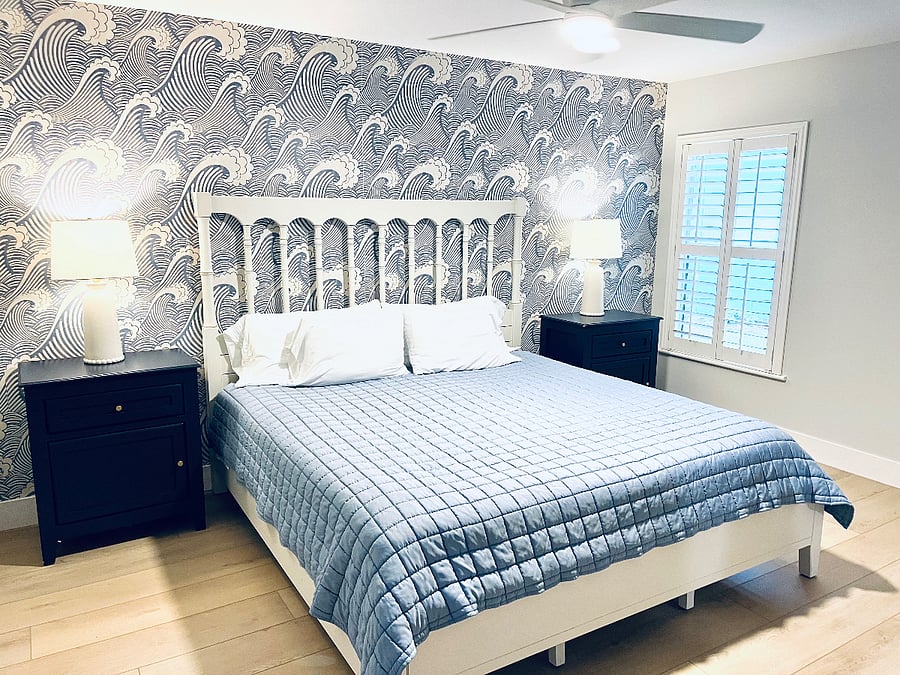Master bedroom with King bed