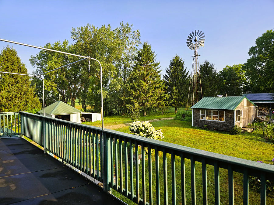 Apartment Deck looking Northwest