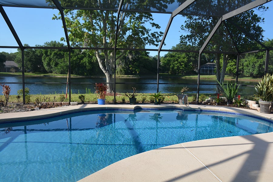 Second view of the house looking towards Kennedy Space Center. Launches can be seen from here