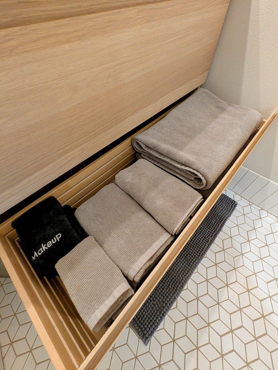 Plush Egyptian cotton towels provided for your stay
