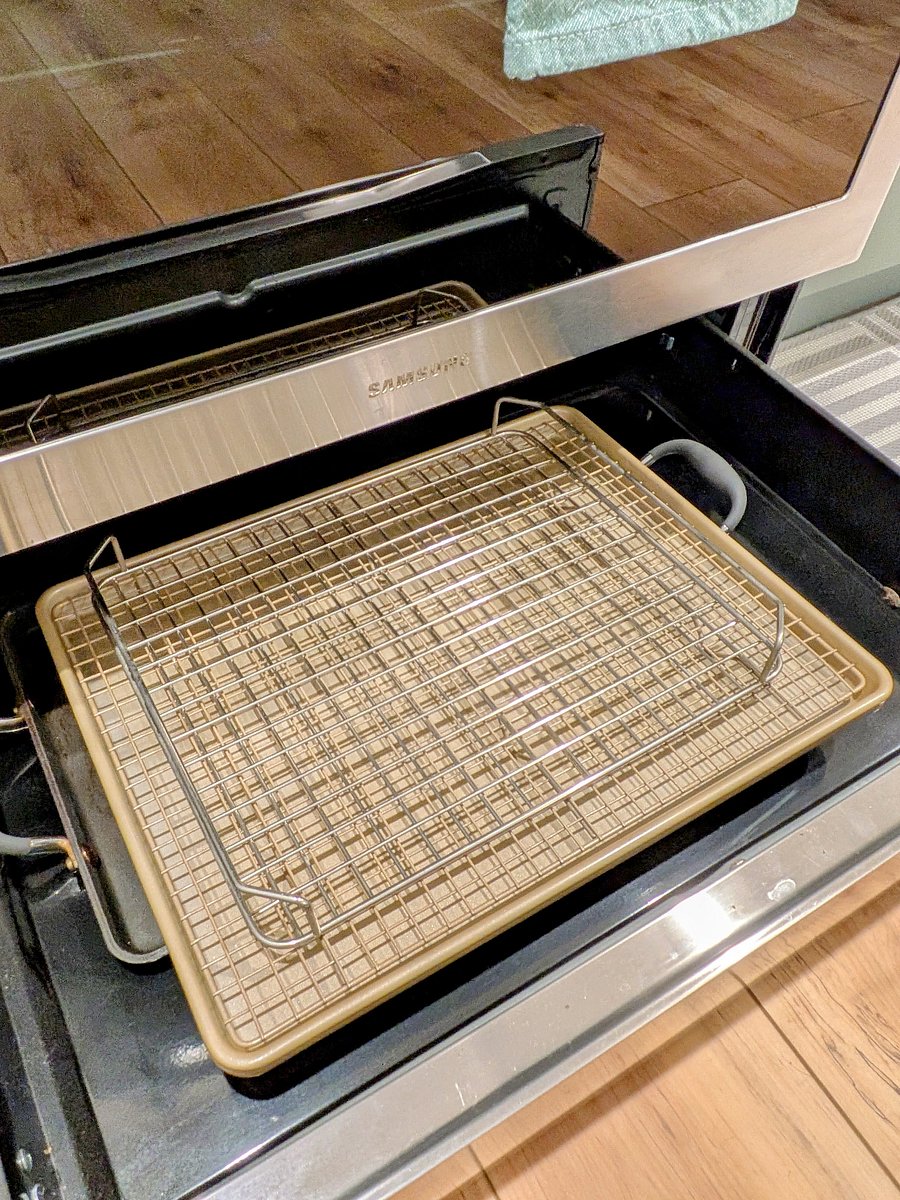 Sheet pans and cooling racks