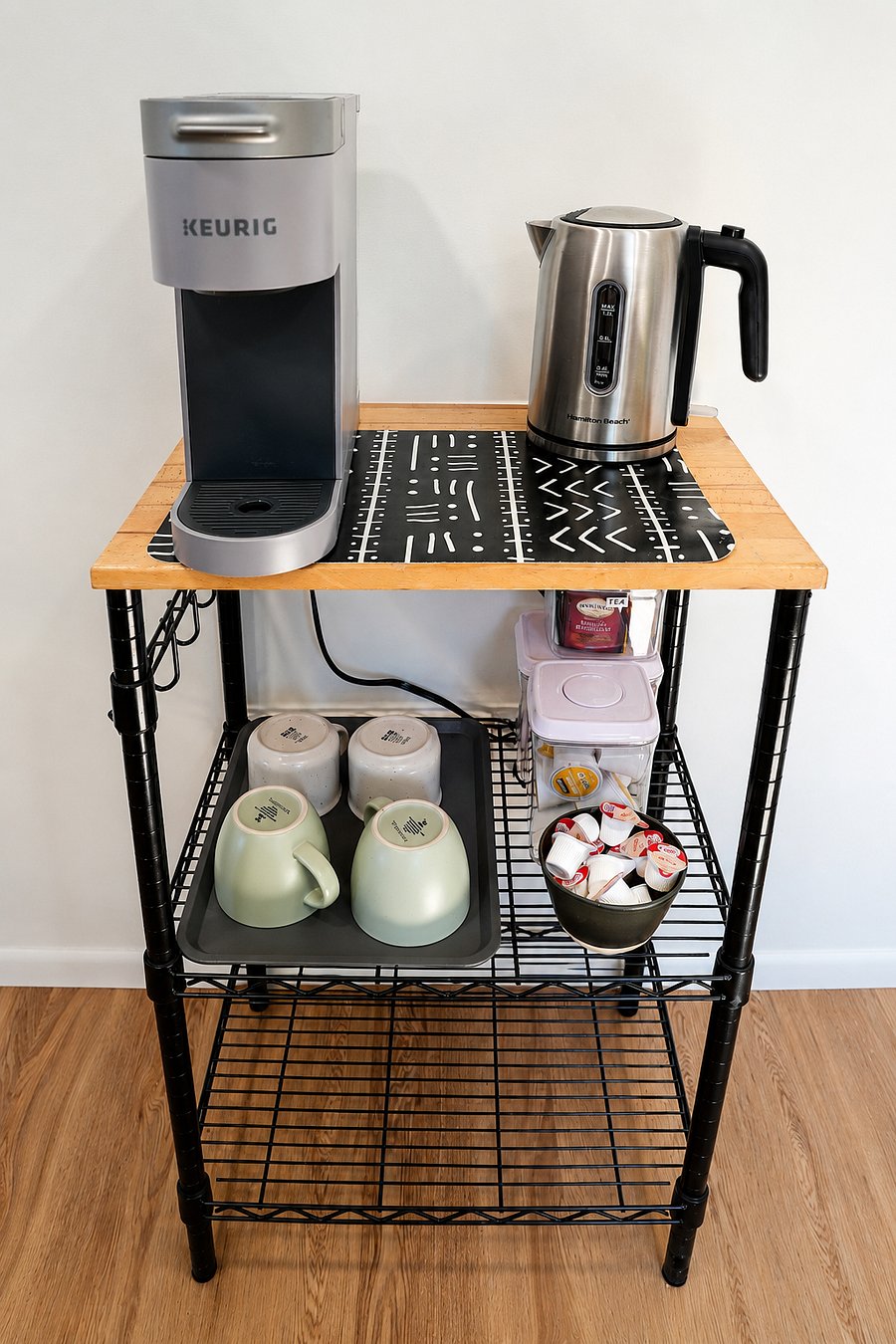 Grab a cup and relax, coffee and tea are always included.