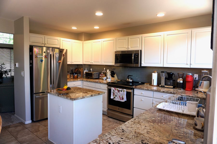 Kitchen on main level