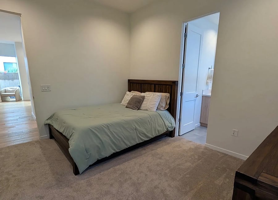 Bedroom 2 - Queen Bed. Also has own bathroom and walk in closet