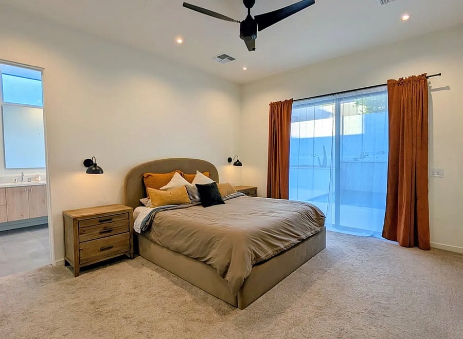 Master Bedroom with California King