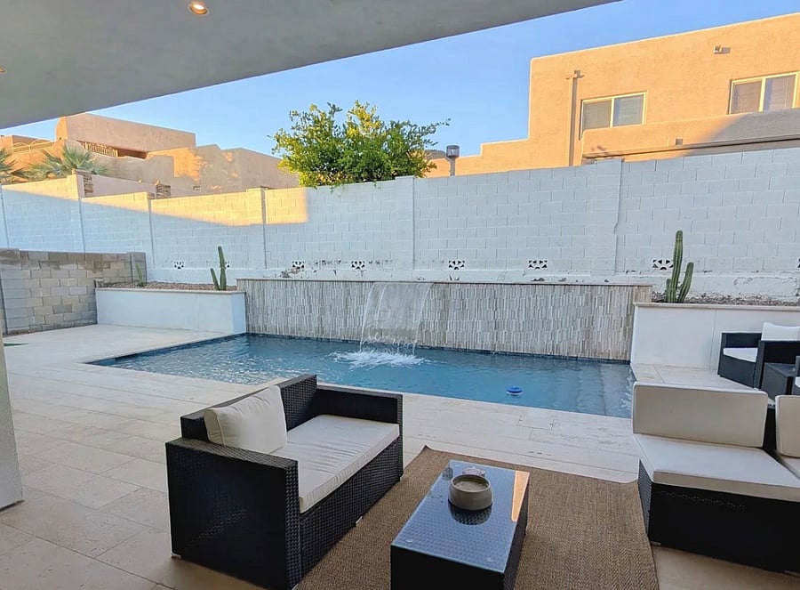 Backyard with Pool
