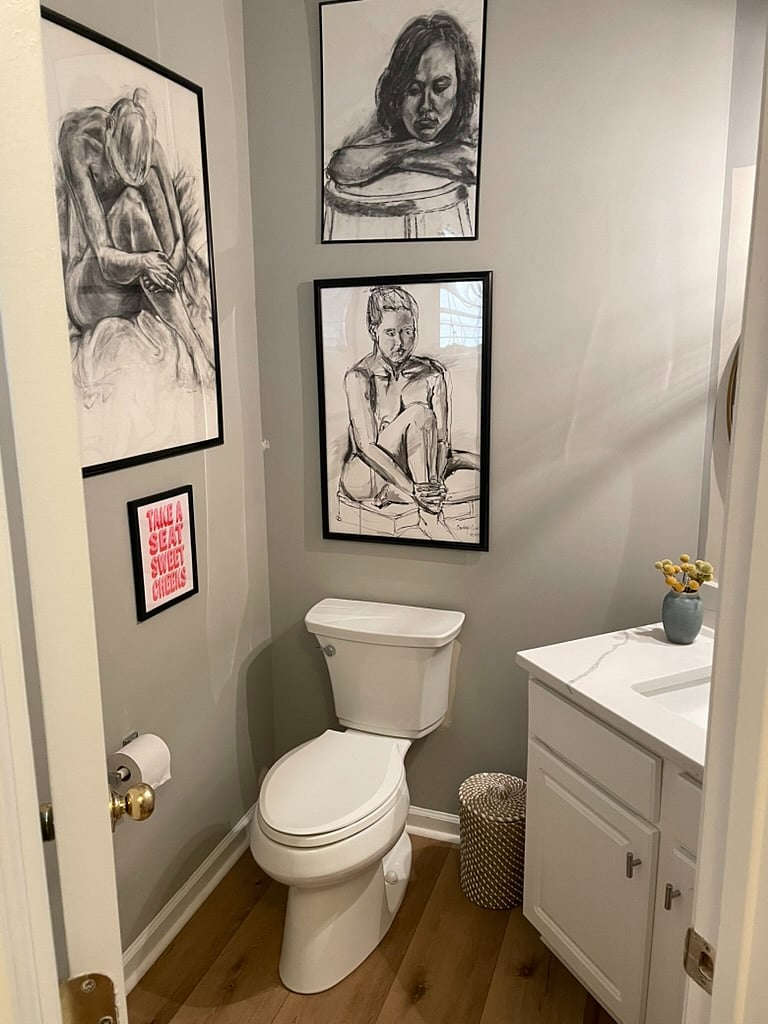 Downstairs guest bath