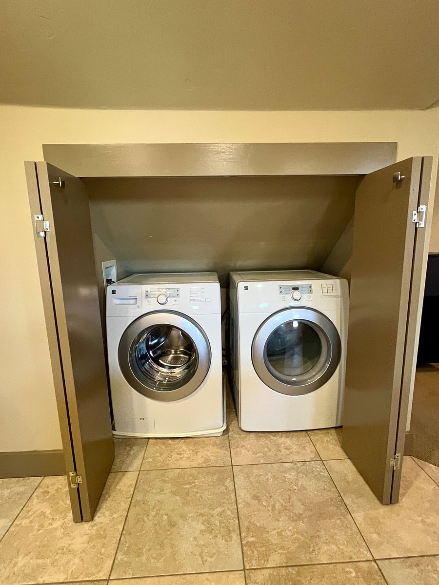 Full-sized washer and dryer