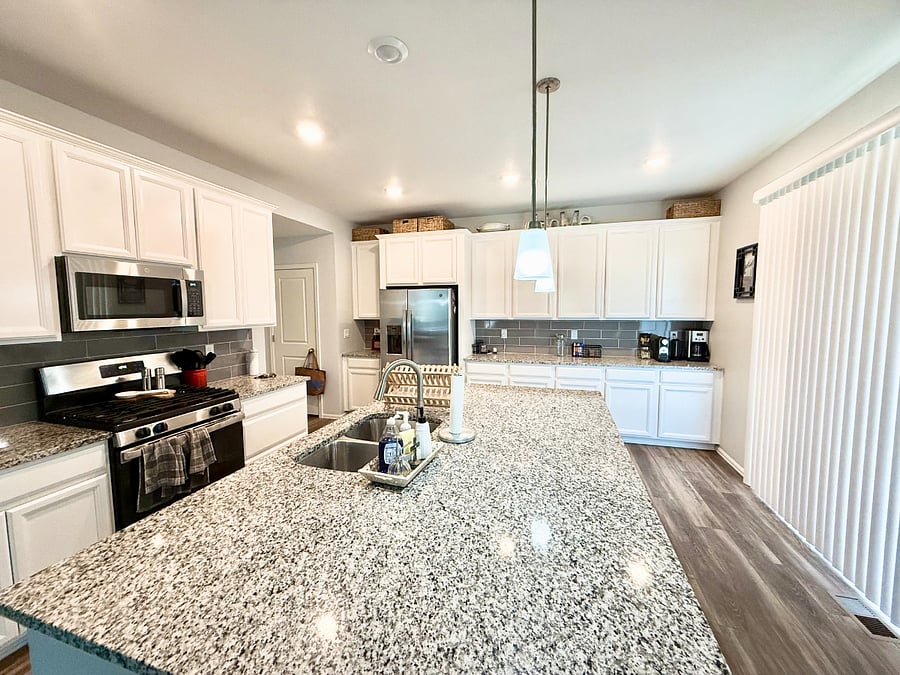 Kitchen: Open concept.