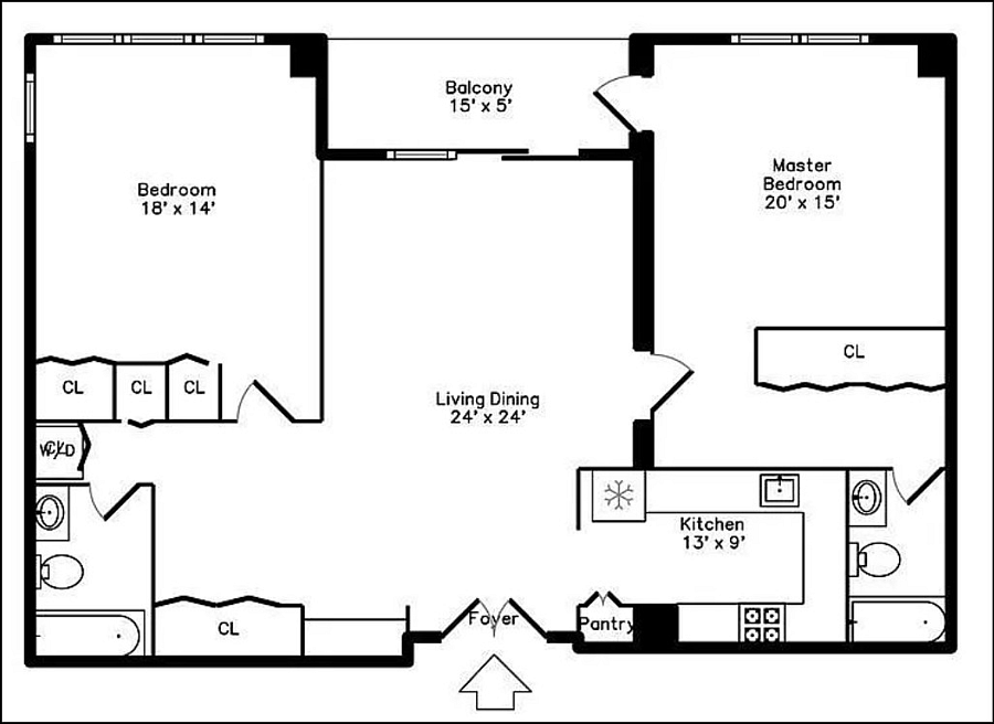 spacious floor plan