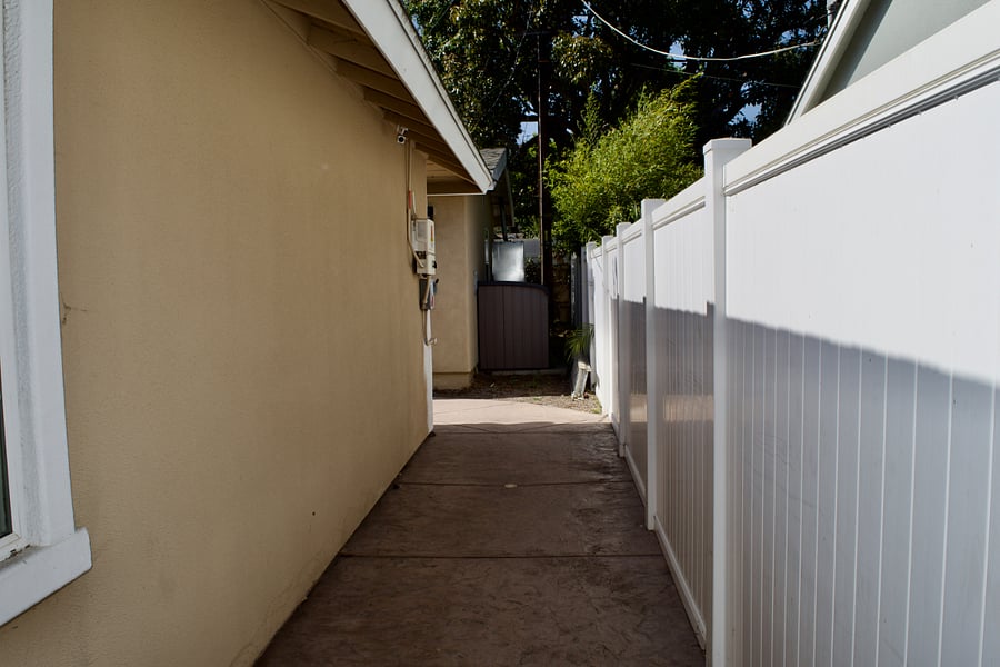 Private entrance