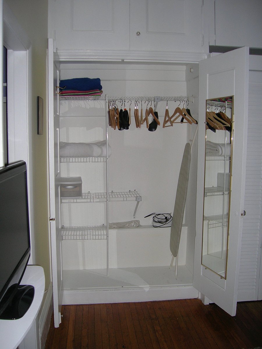 Ample closet space