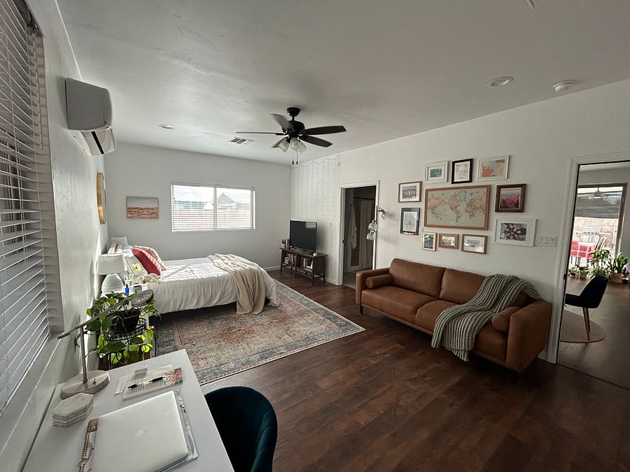 Large Bedroom #2 - Shows door to the private bathroom