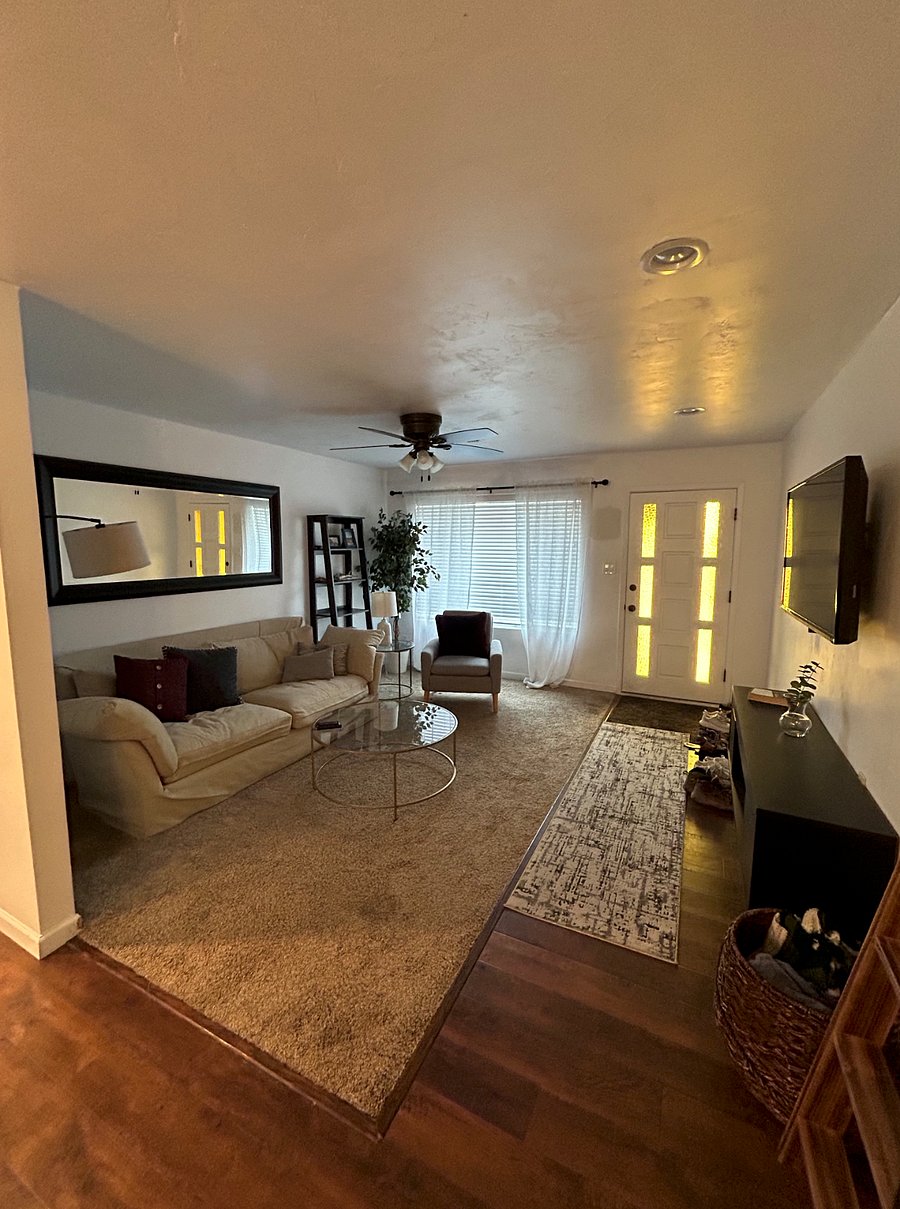 Living Room Number One - shows the front door