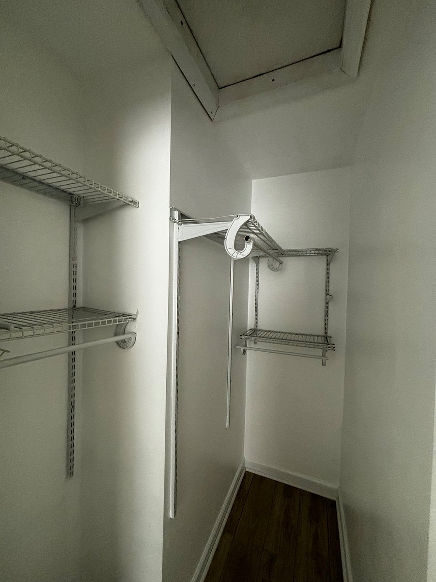 First bedroom closet 