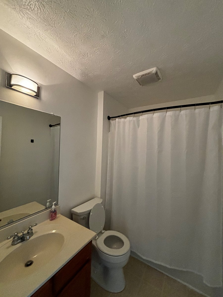 Upstairs hallway shared bathroom 