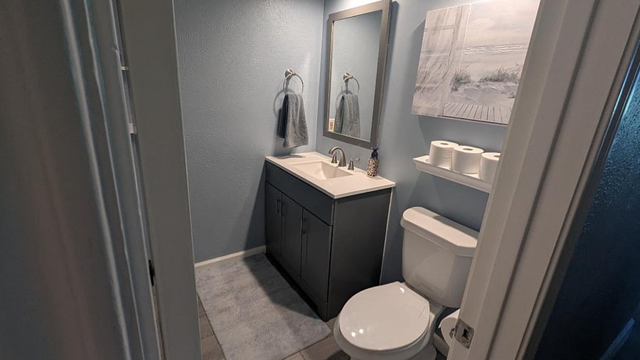 Downstairs half bath (shared)