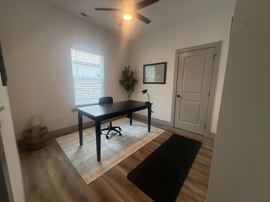 Suite #1 - dedicated office with room for yoga (yoga matt provided). 