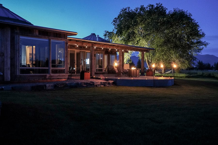 Great outdoor living space.