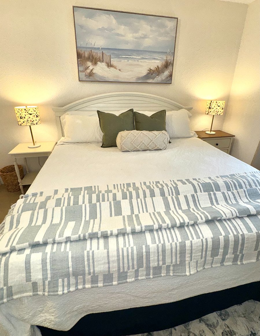 Your private retreat - featuring a plush king bed and beautiful Intracoastal views.