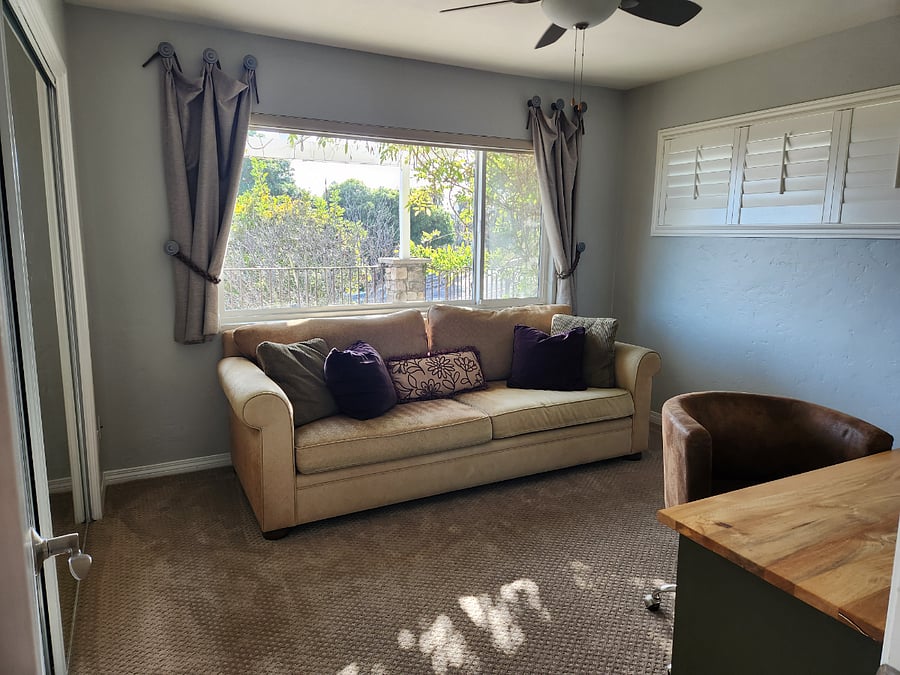 2nd private lounge / office with another large closet (12x11)