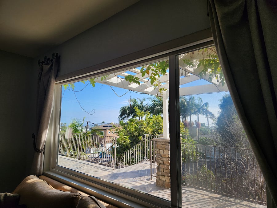 View from private living room / office - yes, that's the ocean