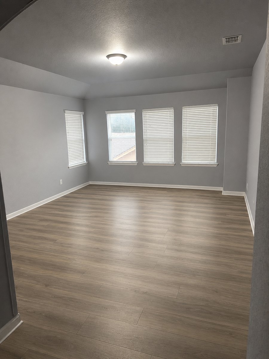 Play area also has built in cabinets perfect for storage