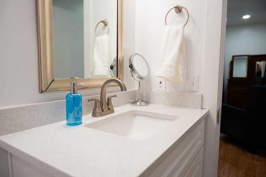 Bathroom Vanity with included 10x vanity mirror