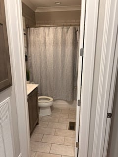 Adjacent bathroom