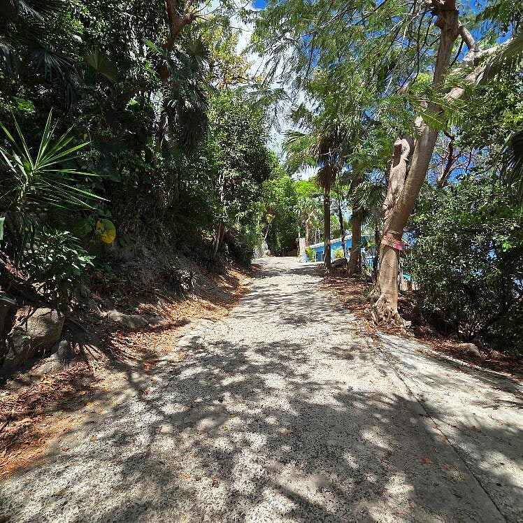 Entrance to driveway 
