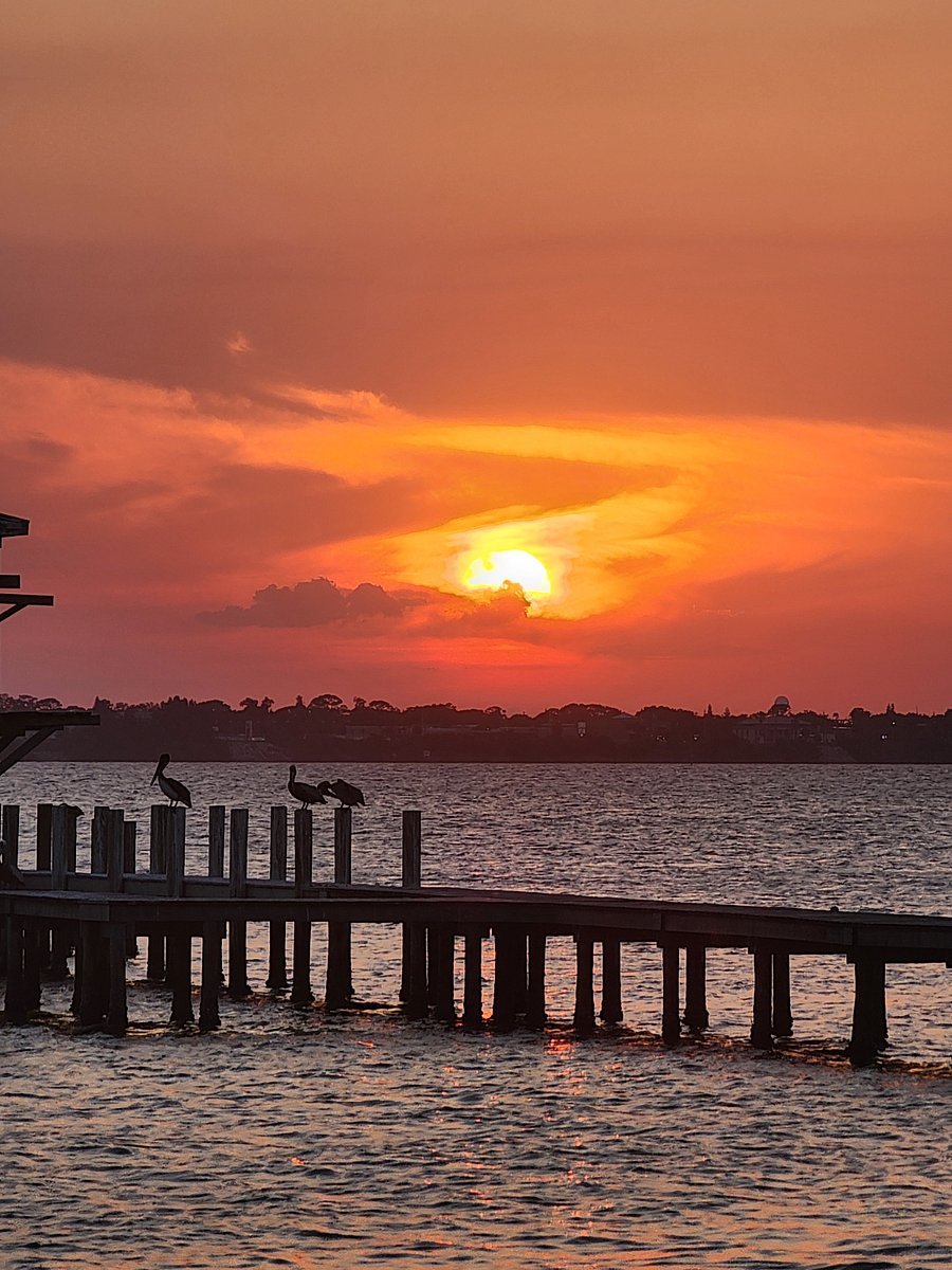 Indian River sunset - 1 block away
