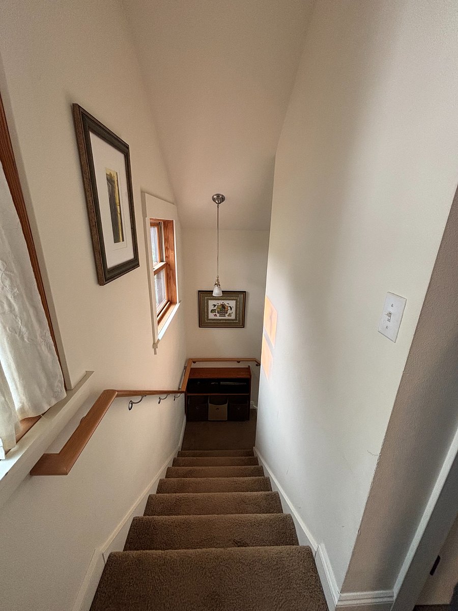 Stairs going down.