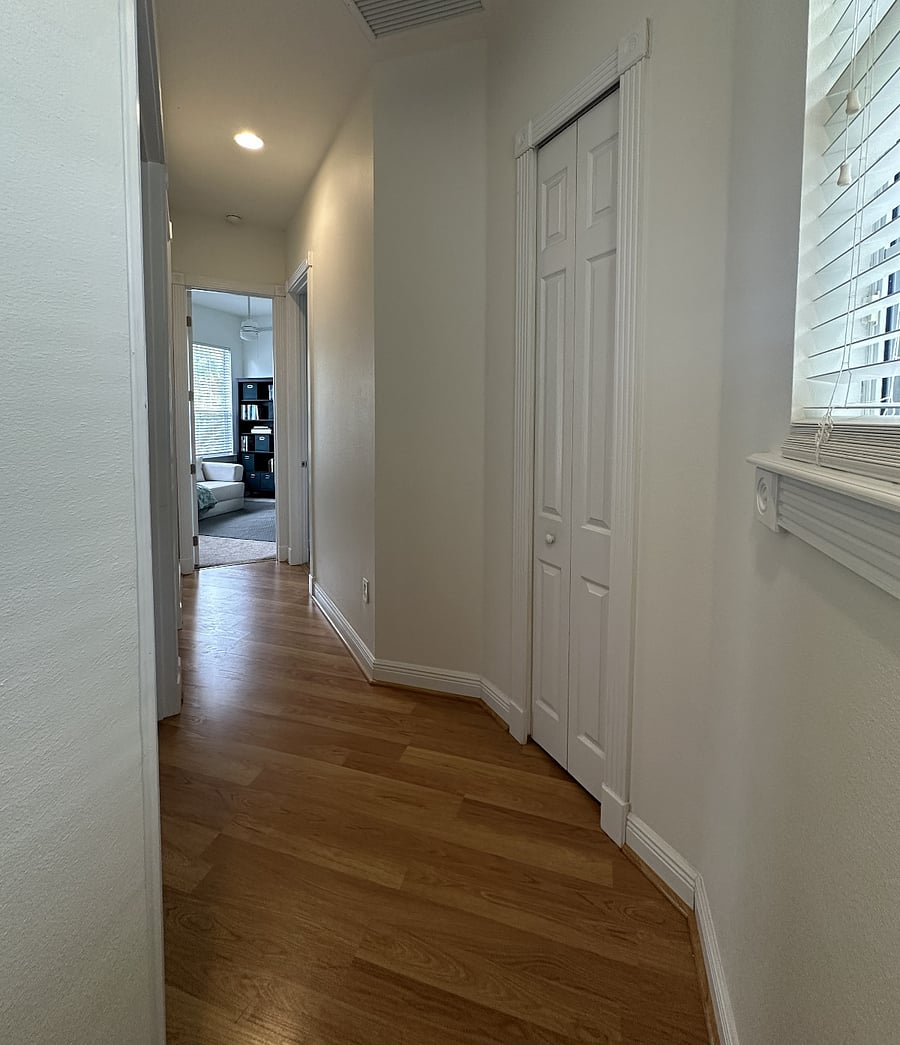 Linen Closet in Hallway