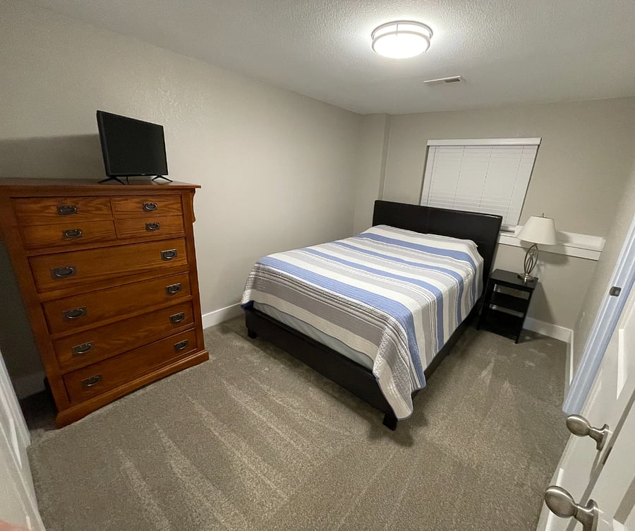 Downstairs (private) bedroom, 1 of 2