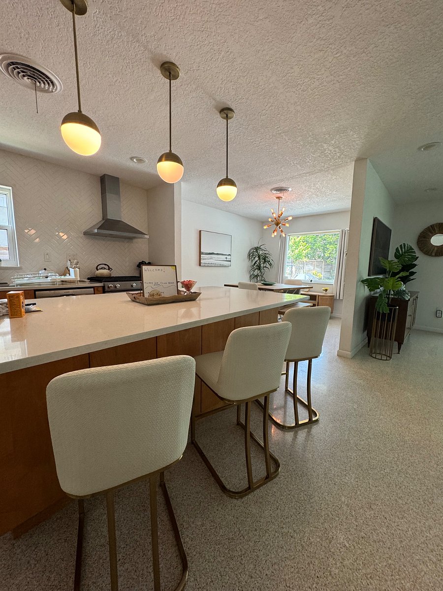 Kitchen Island, looking into Dining Room