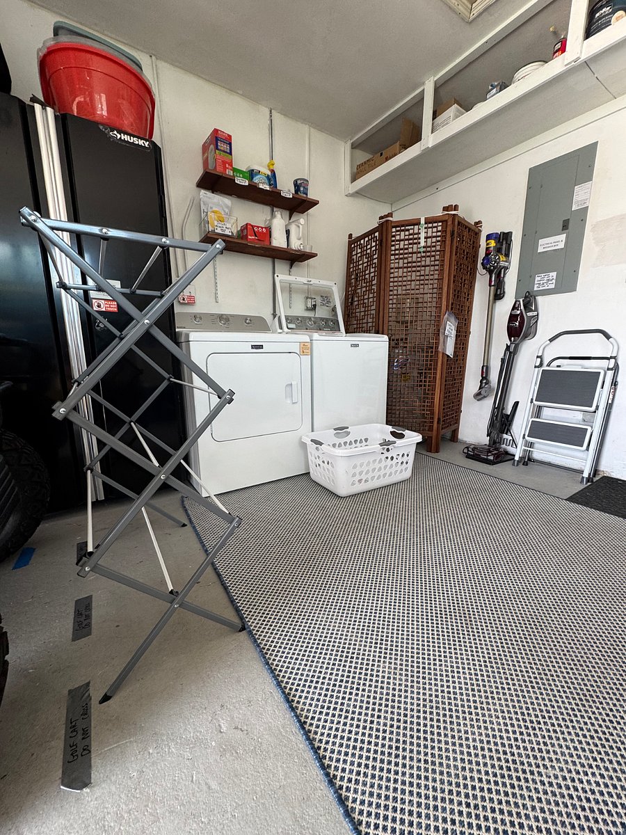 Washer/Dryer in Garage