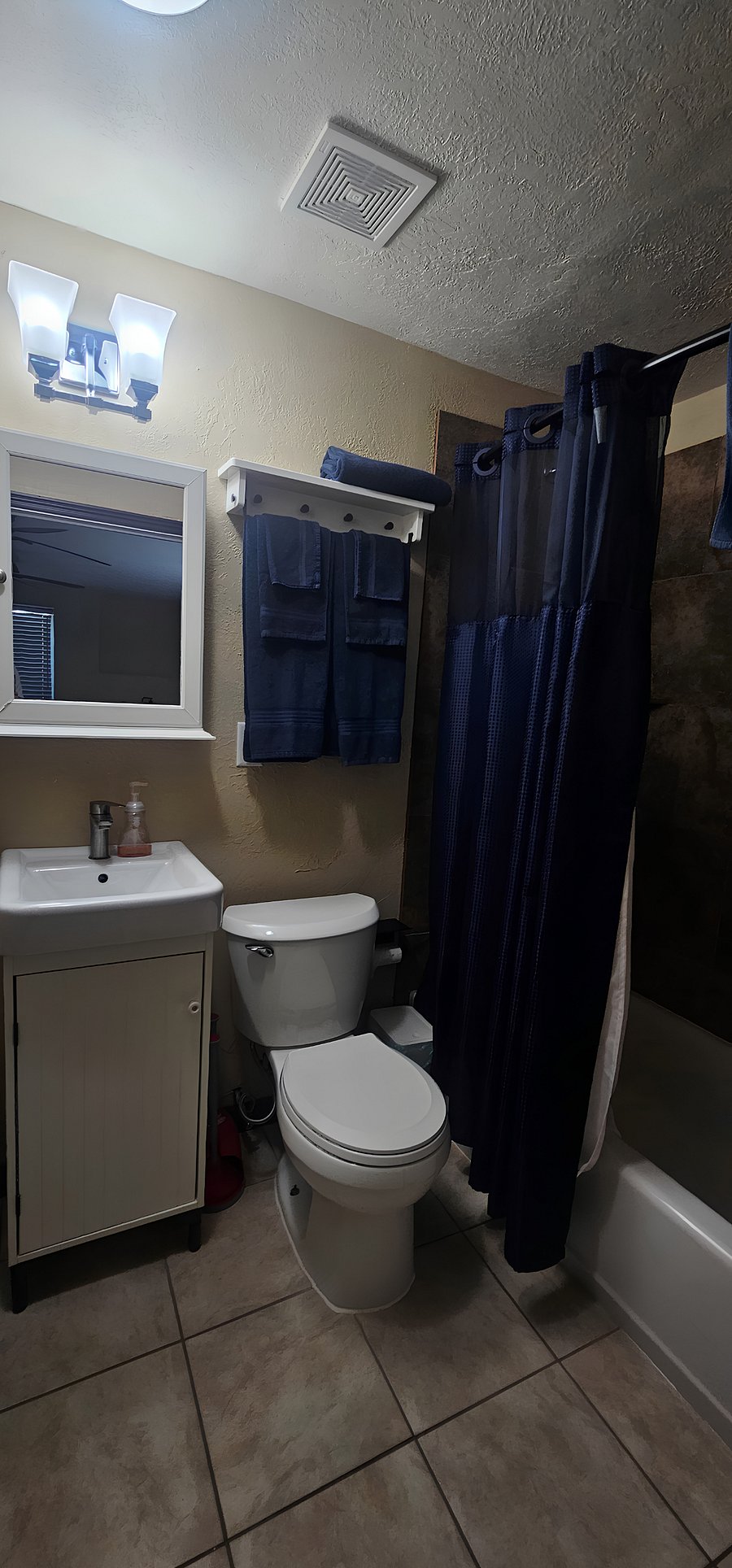 Master Bathroom with tub and shower.