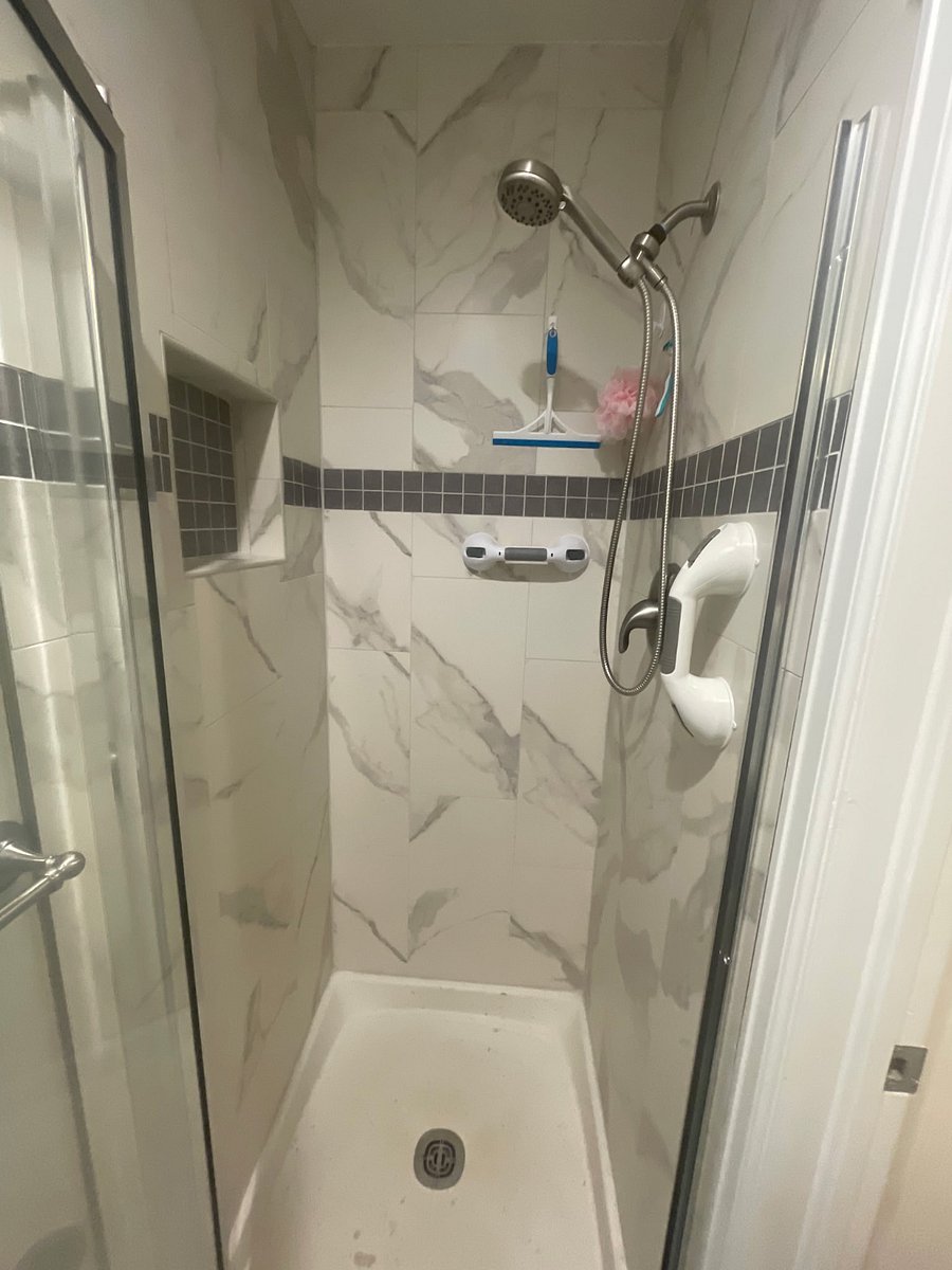 Master tiled shower